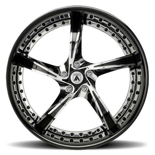 VF605 in Chrome with Black Lip